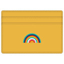Porte-cartes arc-en-ciel - jaune moutarde