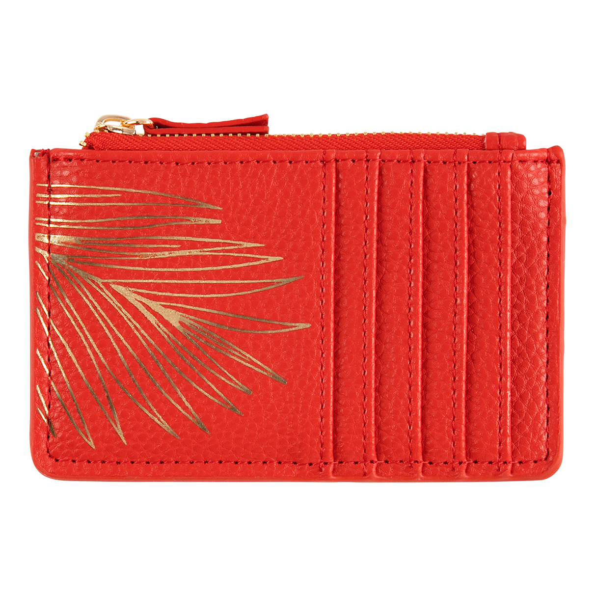 Porte-carte zippé