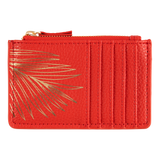 Porte-carte zippé