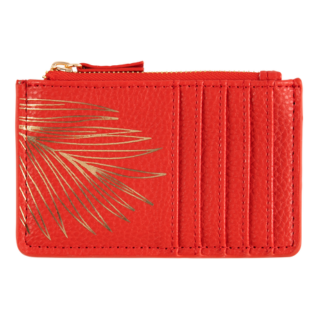Porte-carte zippé