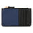Porte-carte zippé Noir & bleu 1
