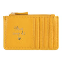 Porte-cartes zippé - Mon coup de coeur - jaune moutarde