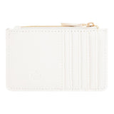 Porte-carte zippé Ivoire 2