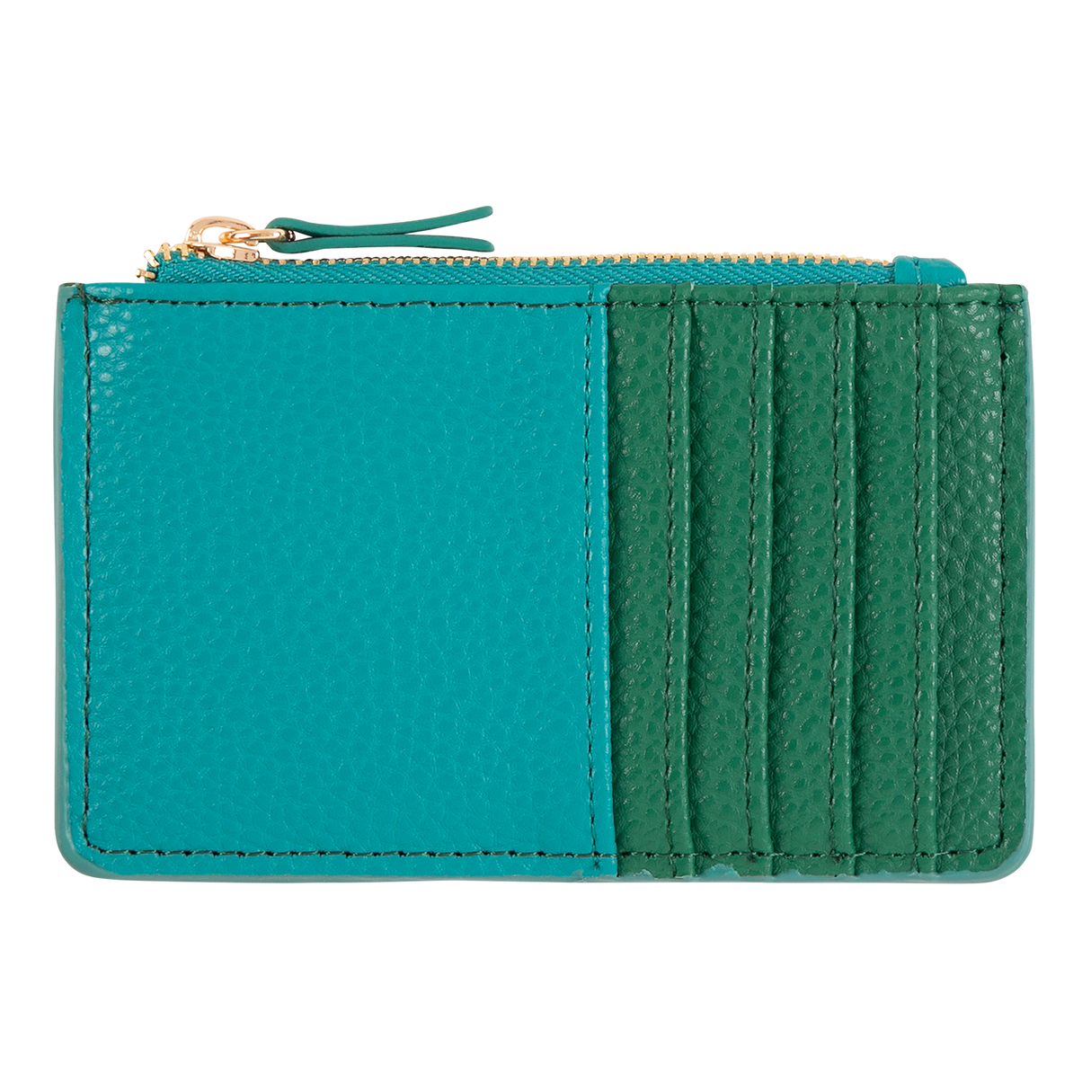 Porte-carte zippé