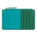 Porte-carte zippé