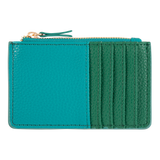 Porte-carte zippé