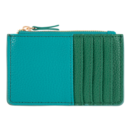 Porte-carte zippé