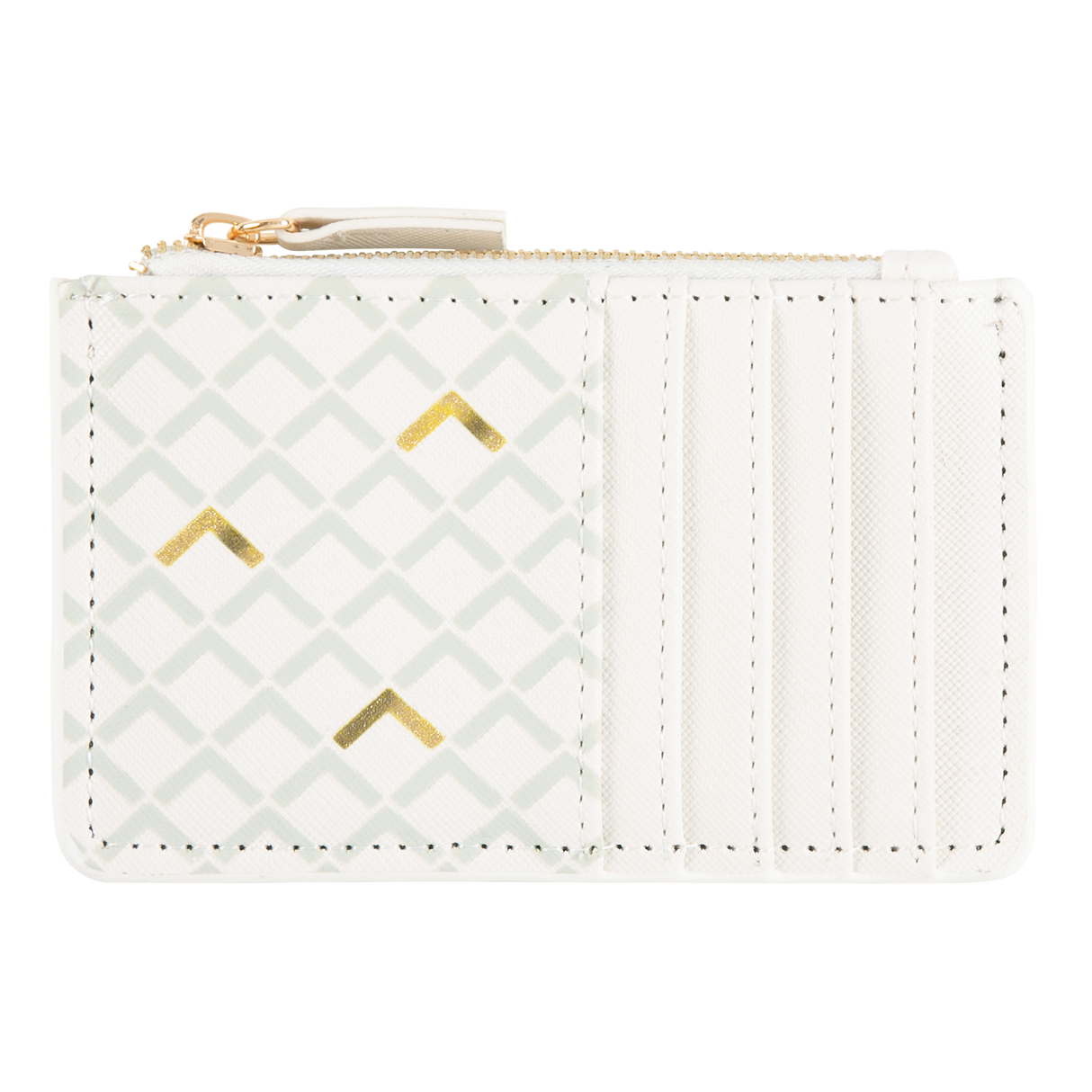 Porte-carte zippé