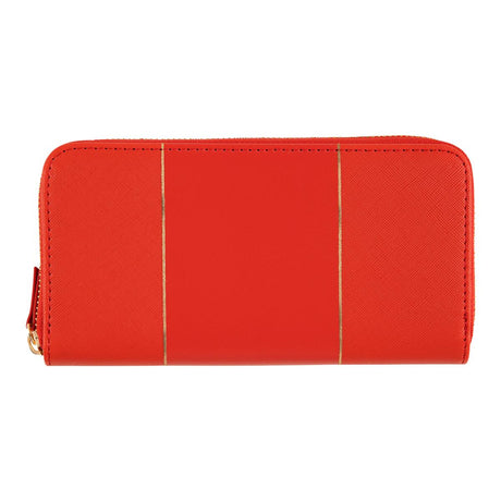 Grand portefeuille à motifs Rouge 1