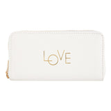 Grand portefeuille à motifs Ivoire Love 1