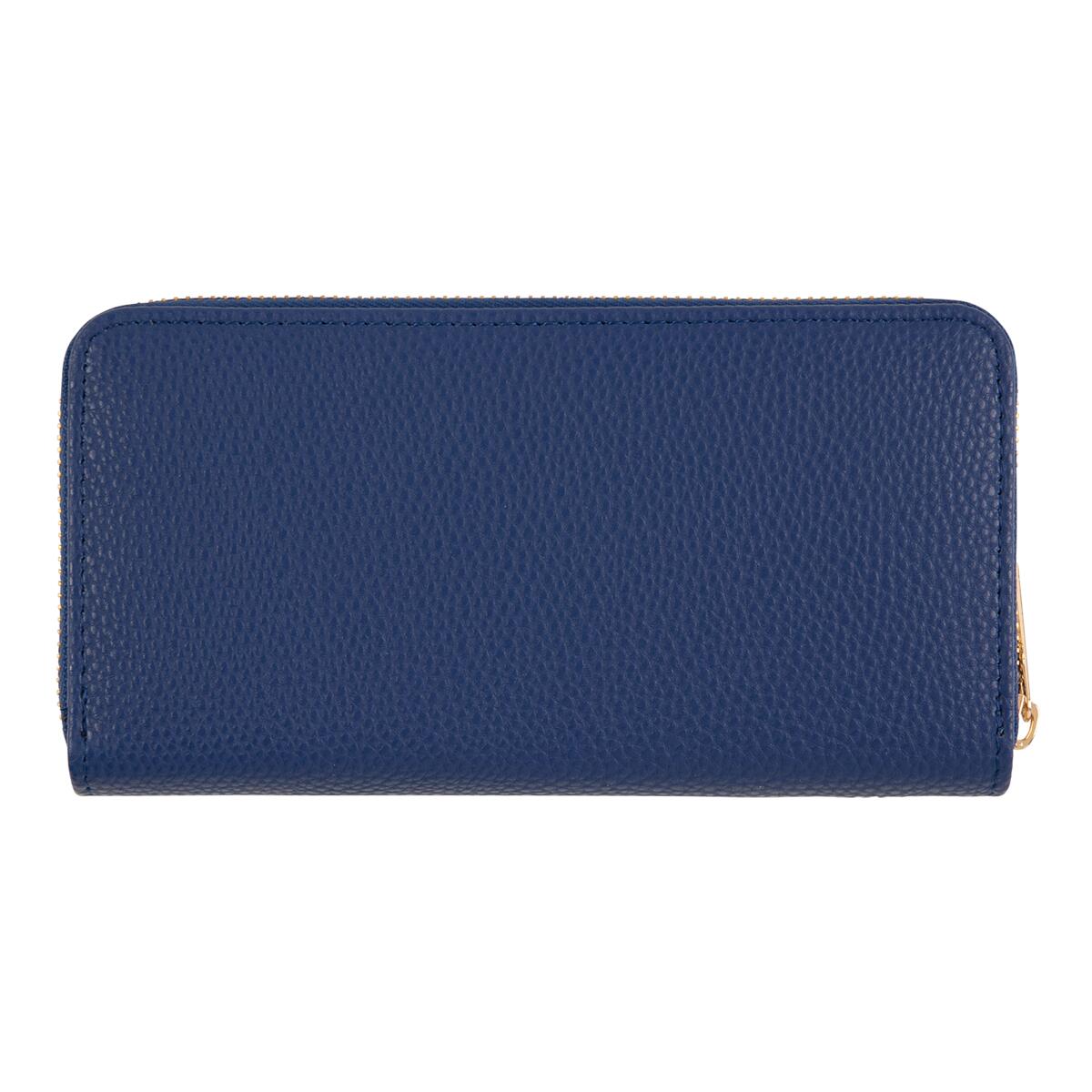 Grand portefeuille à motifs Bleu La vie est belle 3