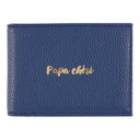 Portefeuille plat Bleu Papa chéri 1