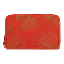 Portefeuille à motifs Rouge feuilles 1