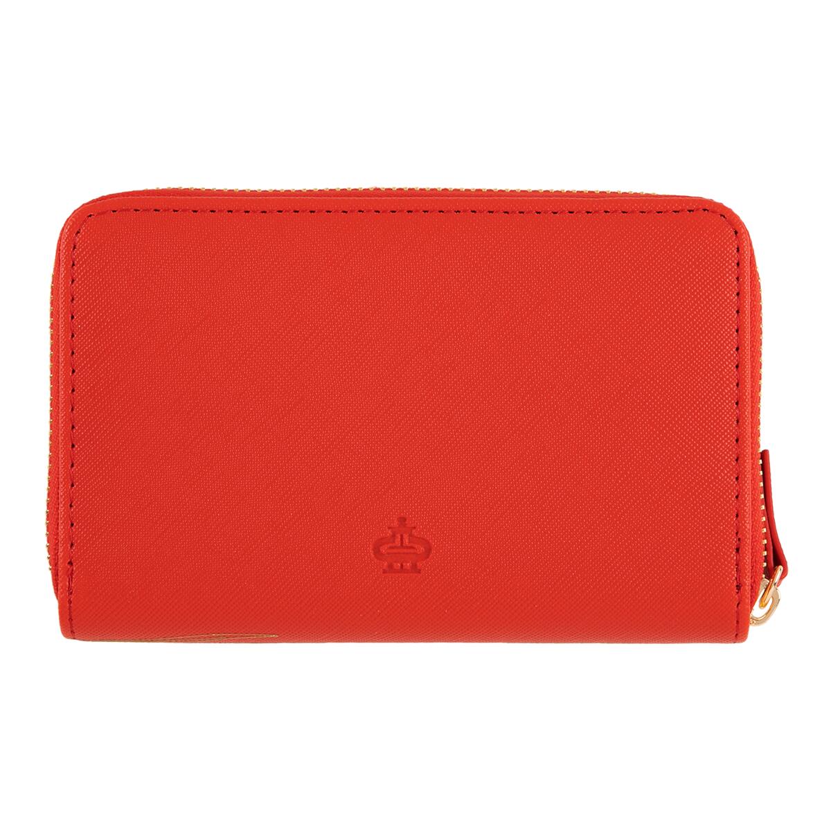 Portefeuille à motifs Rouge feuilles 3