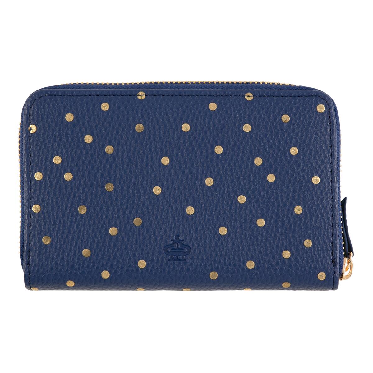 Portefeuille à motifs Bleu marine graphique 3