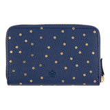 Portefeuille à motifs Bleu marine graphique 3