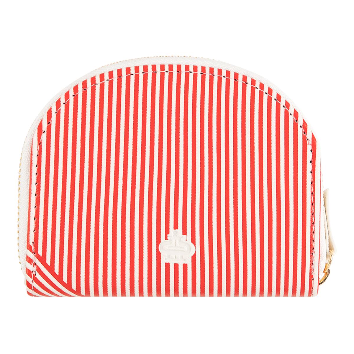 Porte-monnaie à motif Blanc graphique rouge 3