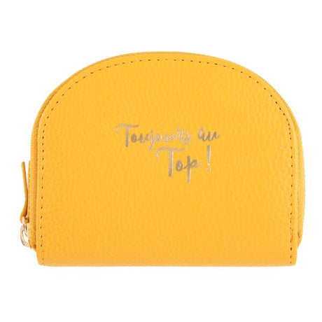 Porte-monnaie - Toujours au top - jaune moutarde