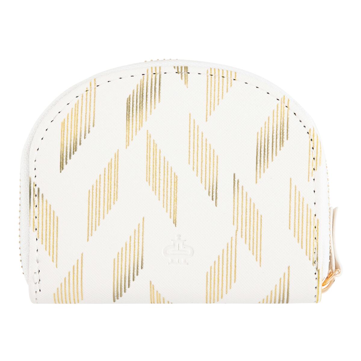 Porte-monnaie à motif Blanc géométrique 3