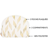 Porte-monnaie à motif Blanc géométrique 4