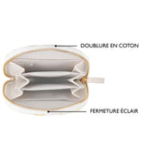 Porte-monnaie à motif Blanc géométrique 5