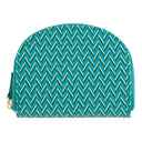 Porte-monnaie à motif Turquoise graphique 1