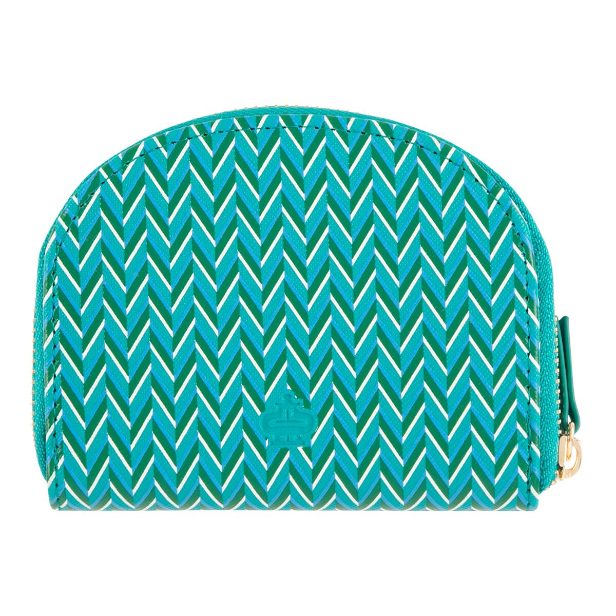 Porte-monnaie à motif Turquoise graphique 3