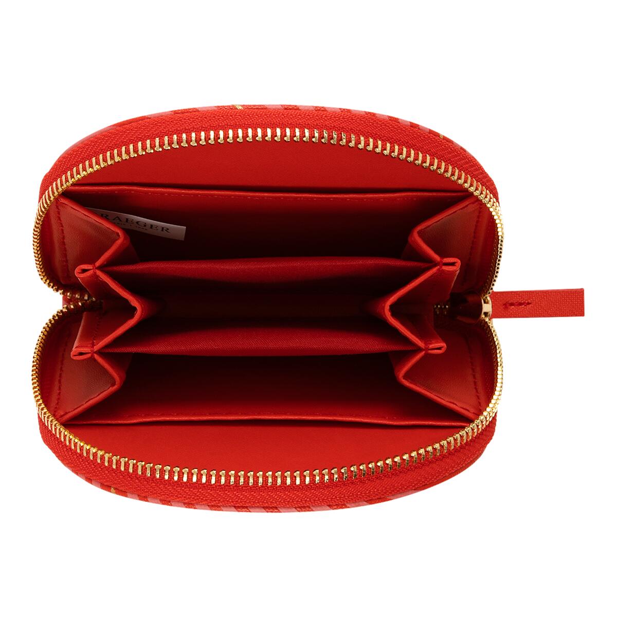 Porte-monnaie à motif Rouge graphique 2