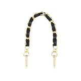 Dragonne Téléphone Cuir noir 1