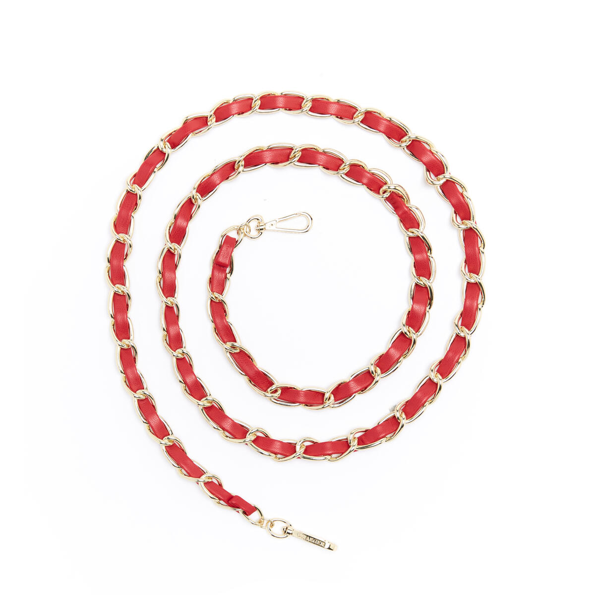 Chaîne Téléphone dorée Rouge 1