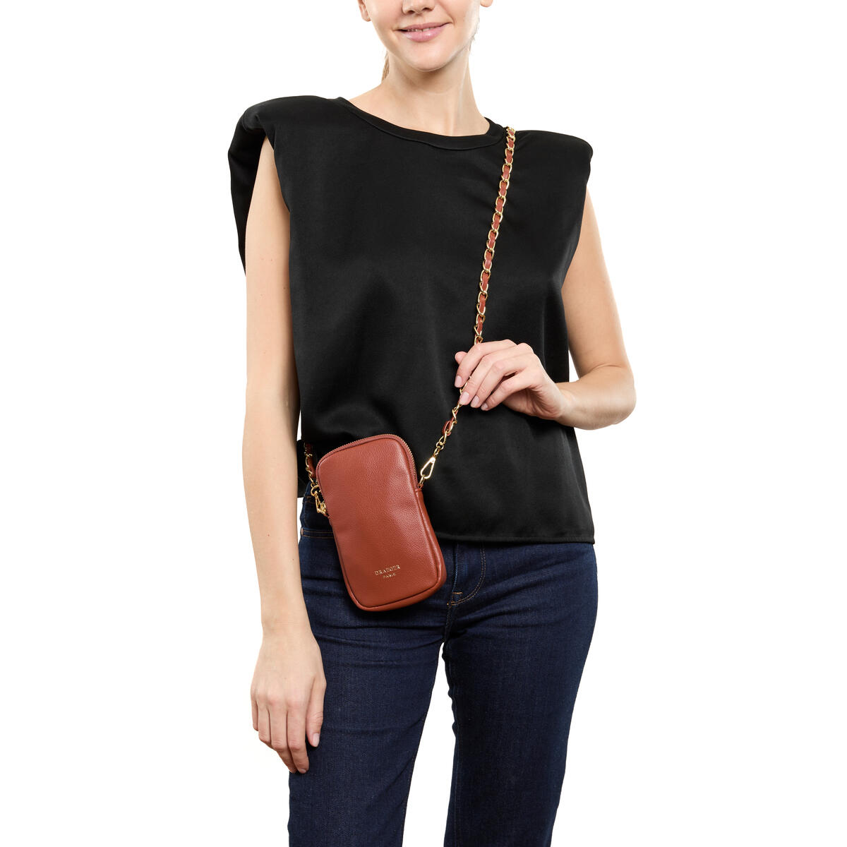 Faux Leather Phone Chain - Multiple Colors