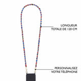Chaîne Téléphone en Simili - Plusieurs Coloris