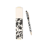 Stylo tactile Office Chic Fleurs noir 2