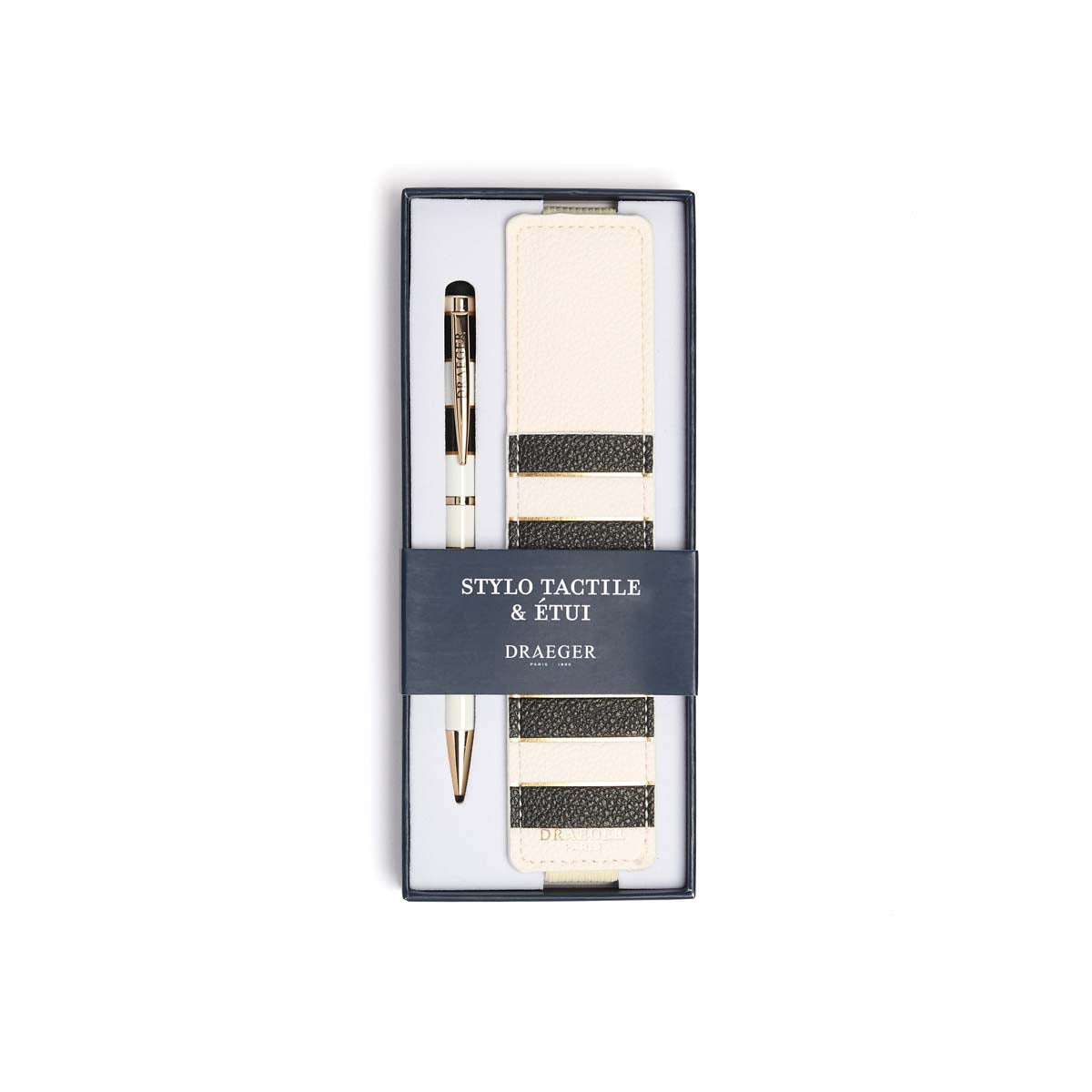 Stylo Tactile avec Etui Office Chic - Plusieurs Motifs