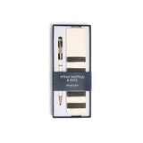 Stylo tactile Office Chic Rayures noir 1