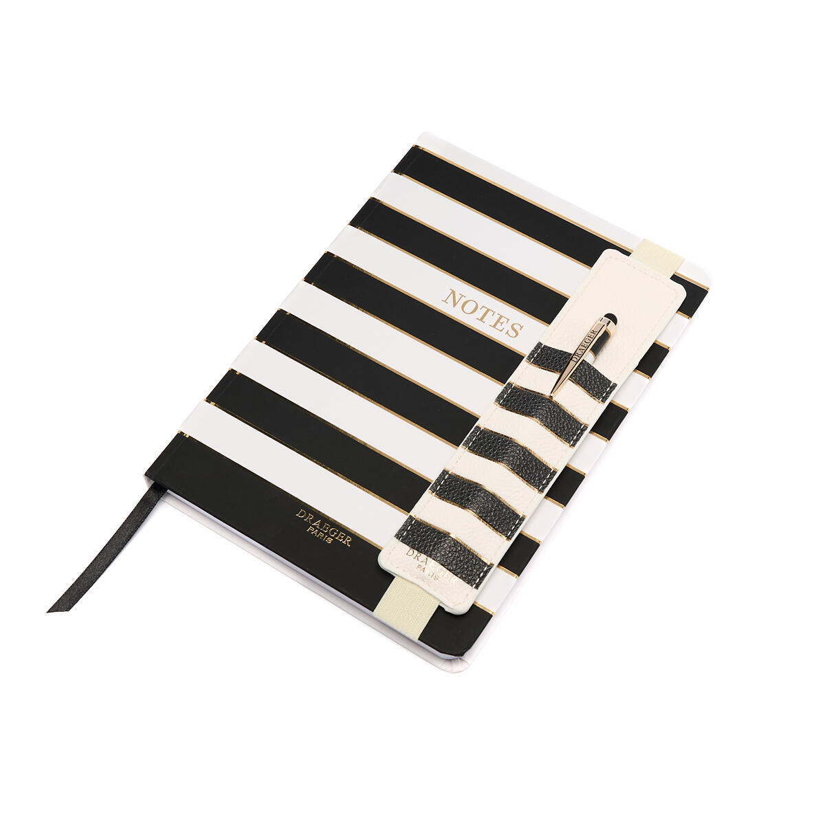 Stylo tactile Office Chic Rayures noir 3