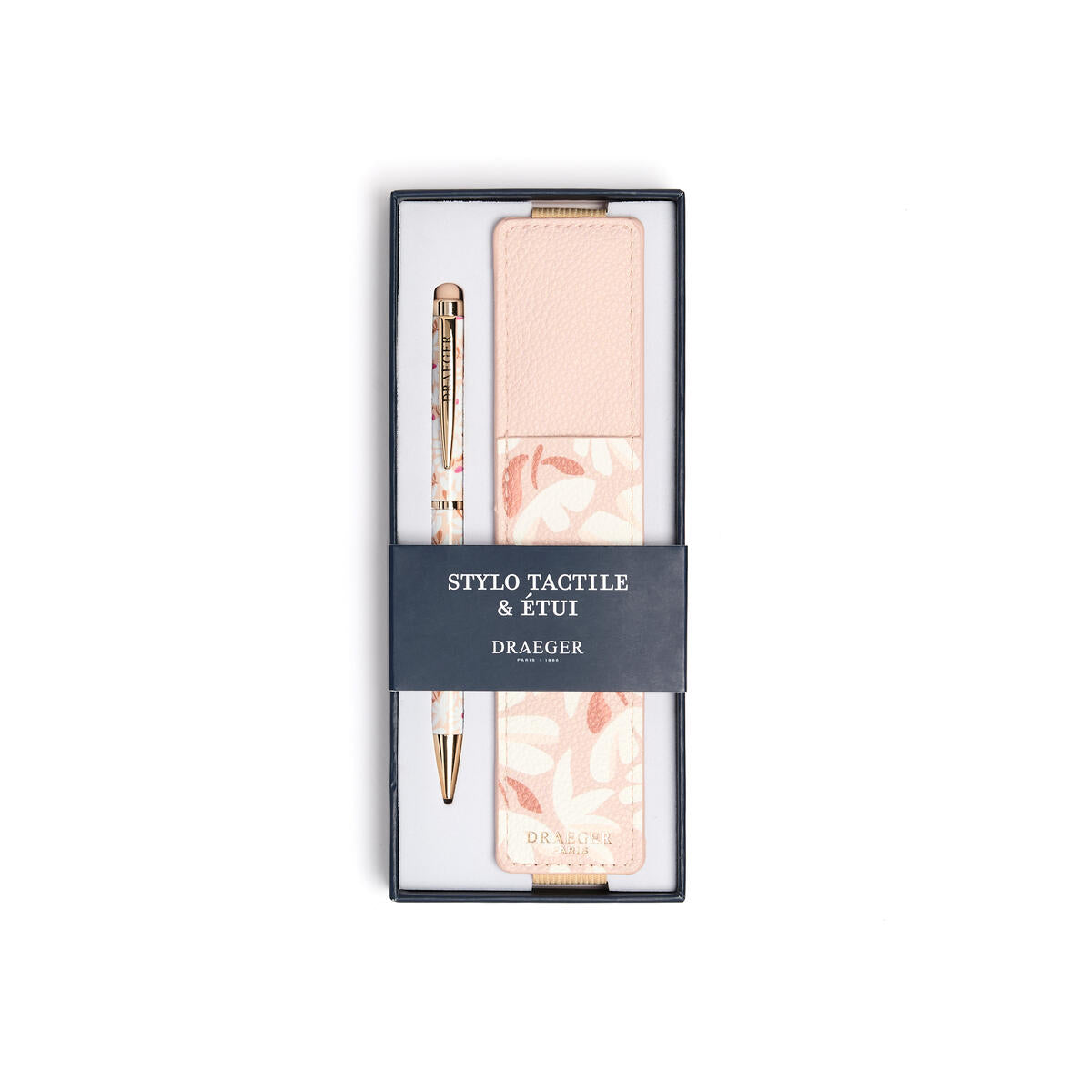 Stylo tactile Office Chic Fleurs taupe 1