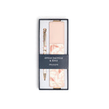 Stylo tactile Office Chic Fleurs taupe 1