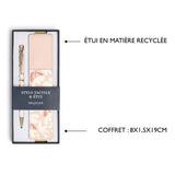 Stylo tactile Office Chic Fleurs taupe 4