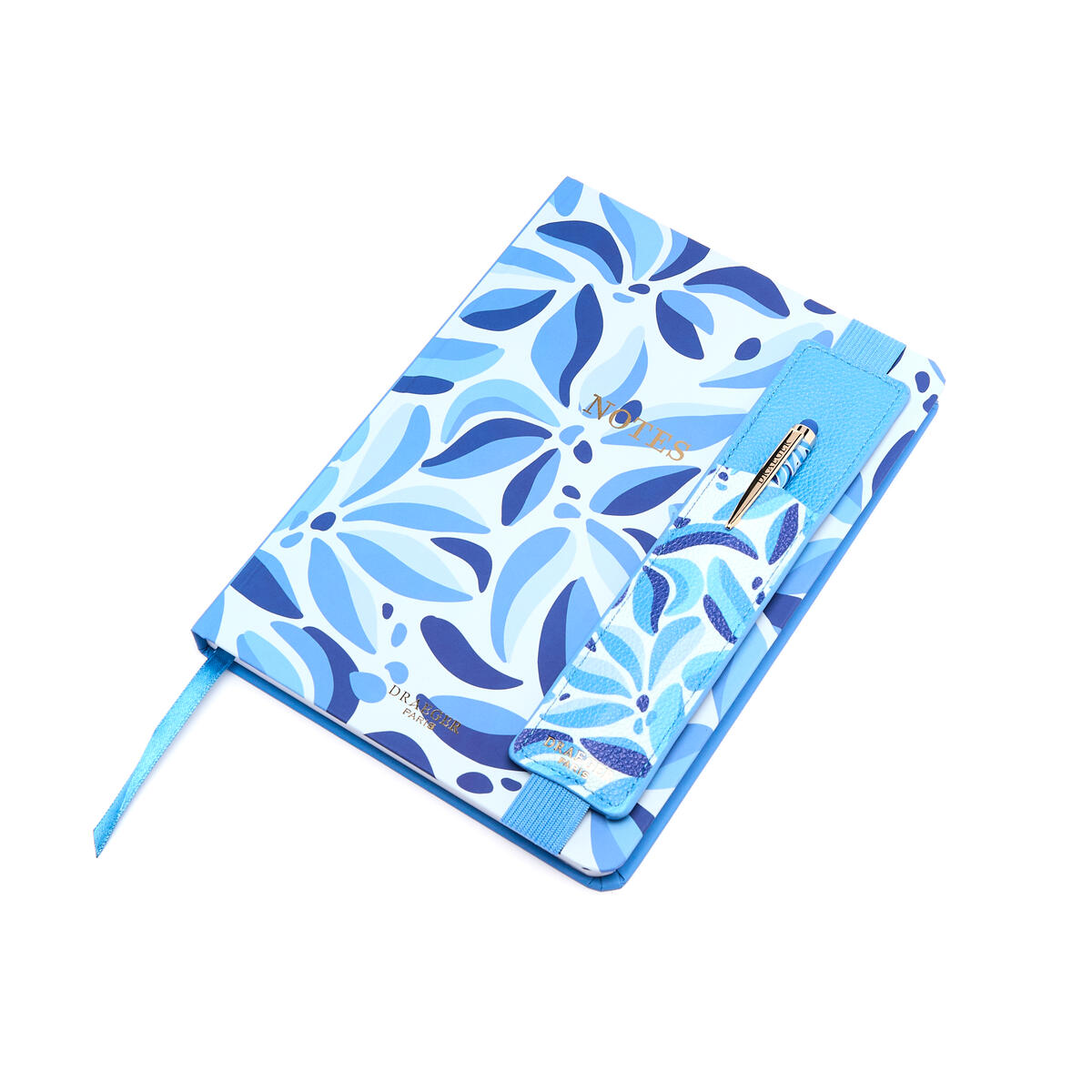 Stylo tactile Office Chic Fleurs bleu 3