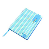 Stylo tactile Office Chic Rayures turquoise 3