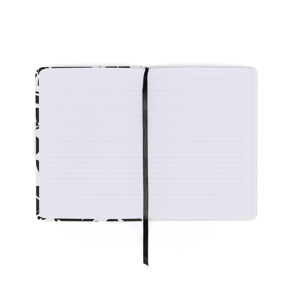 Carnet de notes A5 Office Chic Fleurs noir 2