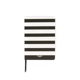 Carnet de notes A5 Office Chic Rayures noir 1