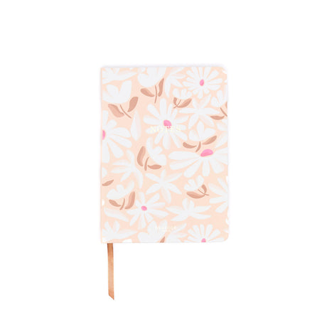 Carnet de notes A5 Office Chic Fleurs taupe 1
