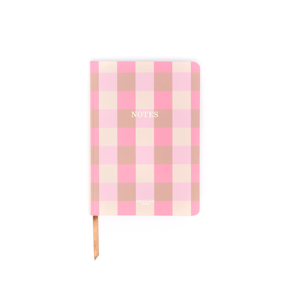 Carnet de notes A5 Office Chic Vichy taupe 1