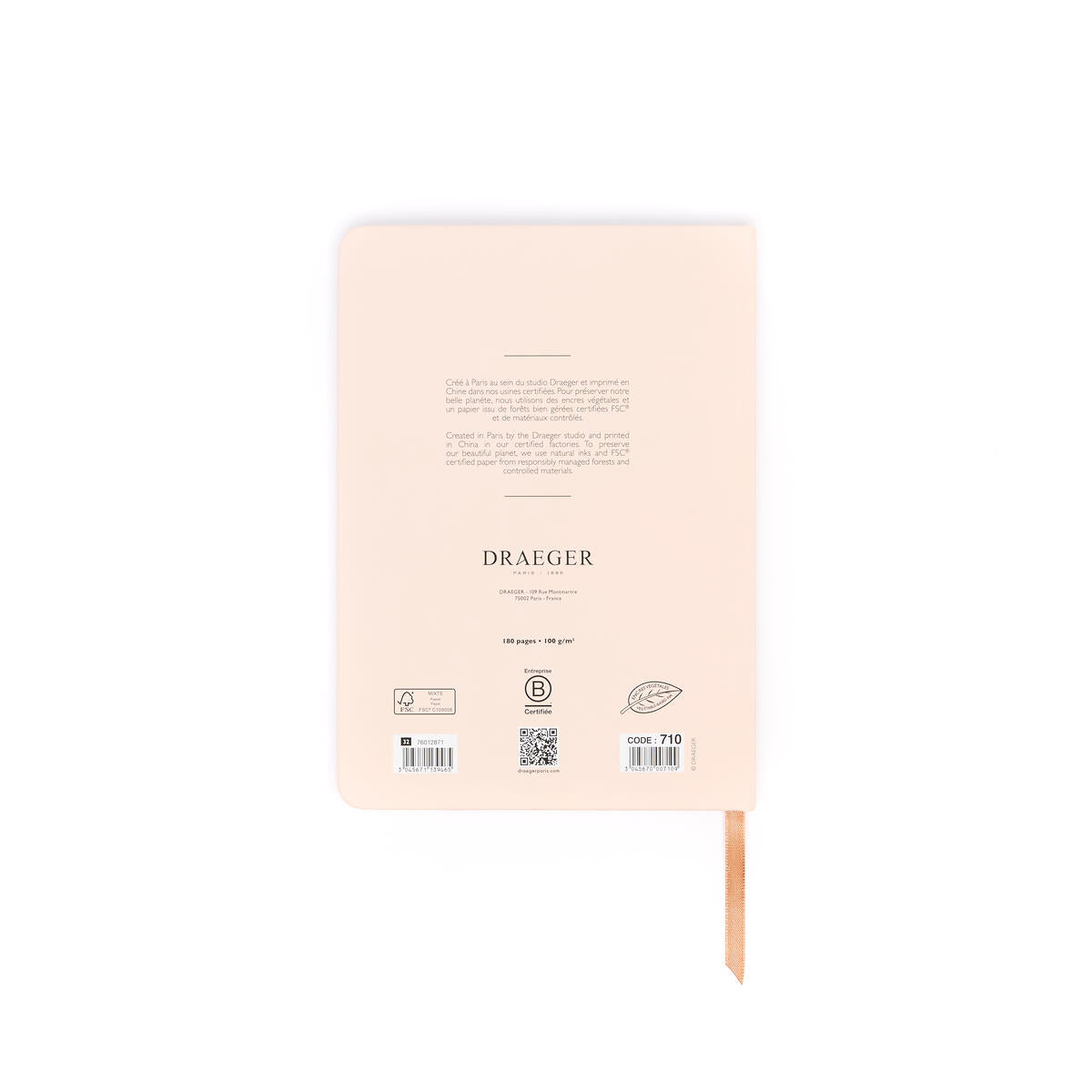 Carnet de notes A5 Office Chic Vichy taupe 3