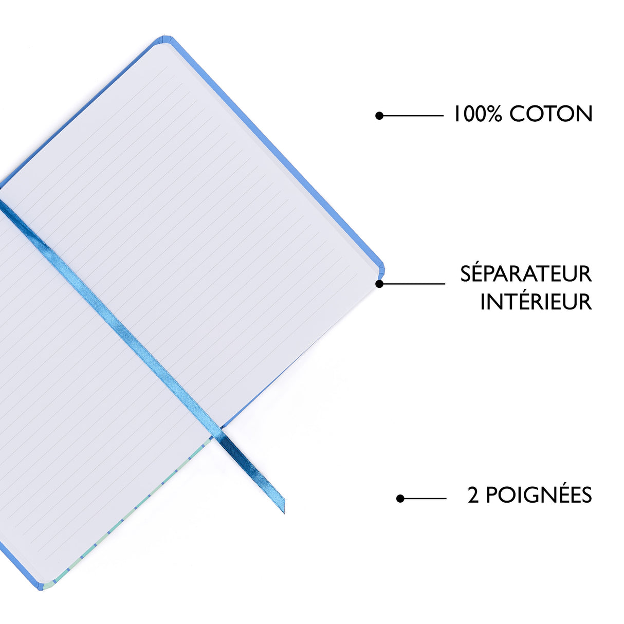 Libreta elegante de oficina A5: varios patrones