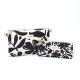Trousse Office Chic Fleurs noir 3
