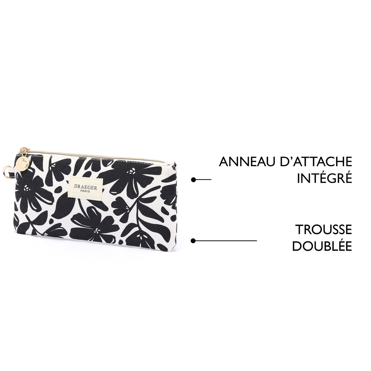Estuche de lápices de algodón Office Chic - Múltiples estampados