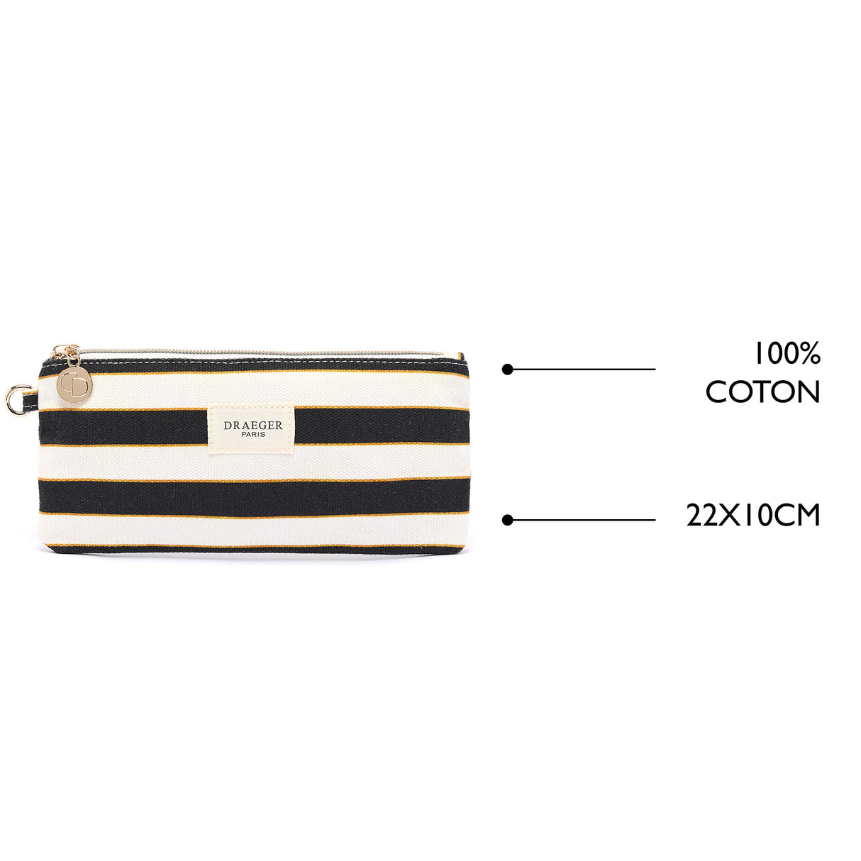 Estuche de lápices de algodón Office Chic - Múltiples estampados